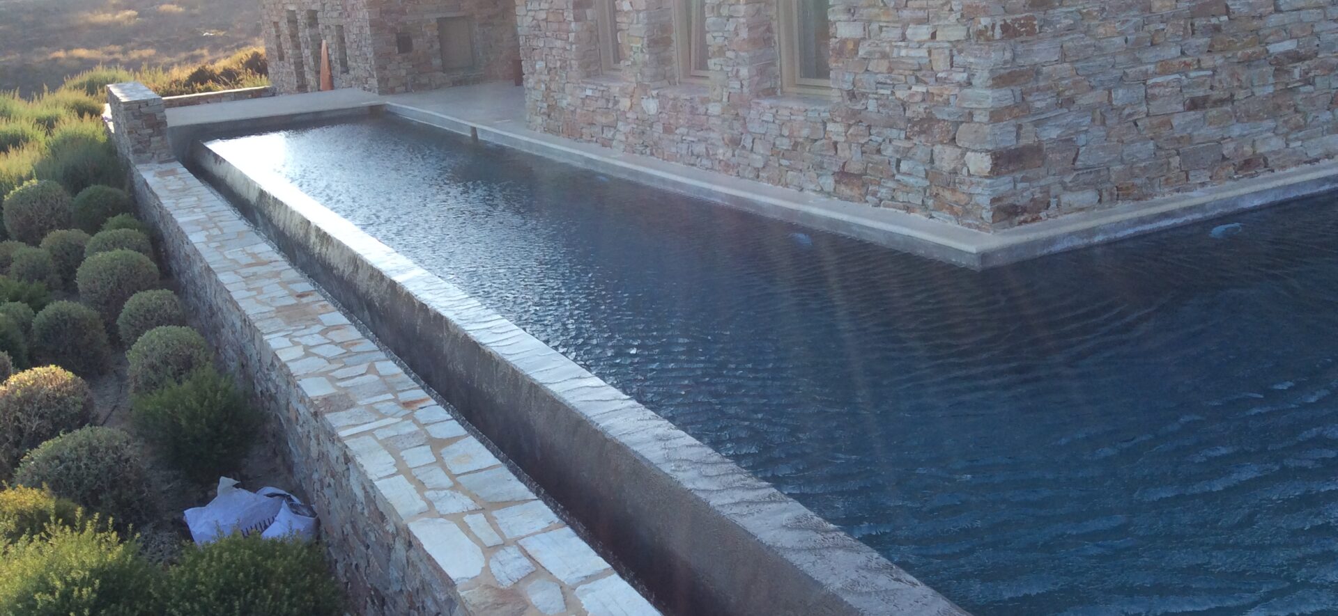 Pool renovation in Antiparos island. - image