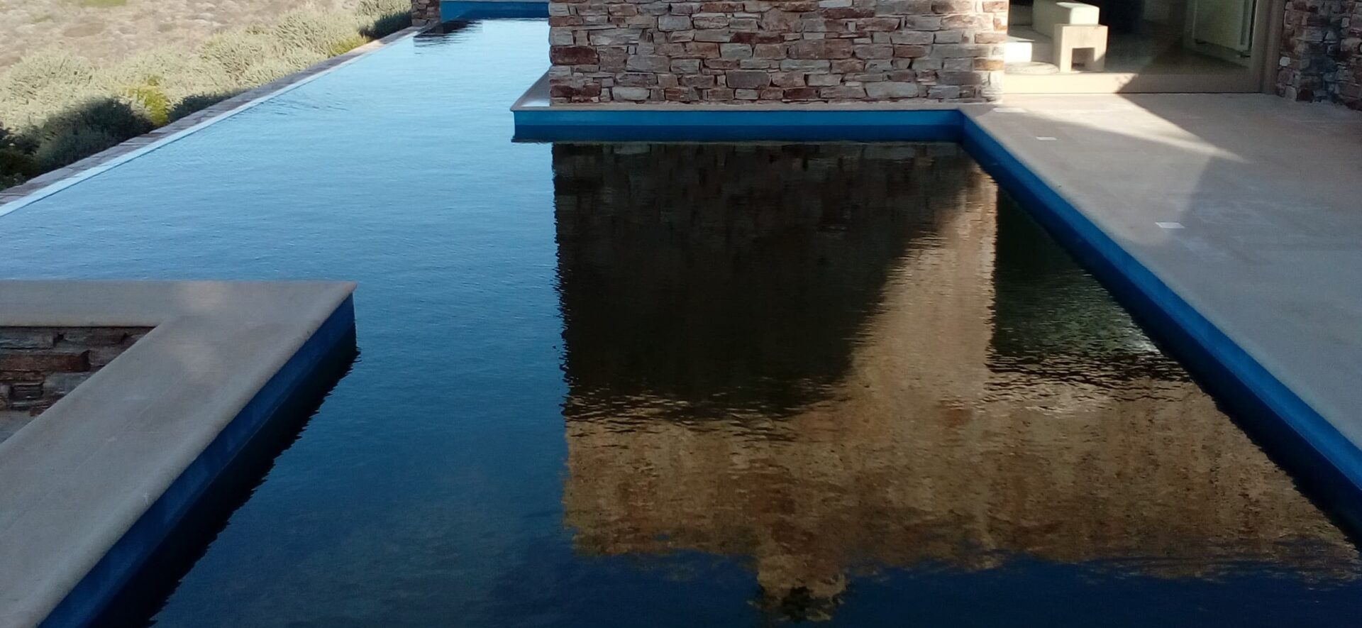Pool renovation in Antiparos island. - image